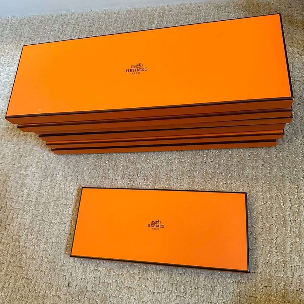 Hermès Signature Orange Boxes
